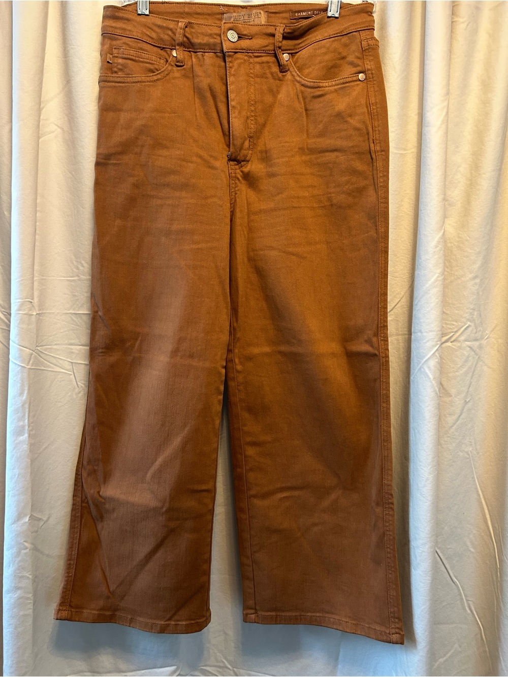 Judy Blue Barrel leg Caramel Brown High-Rise Jeans